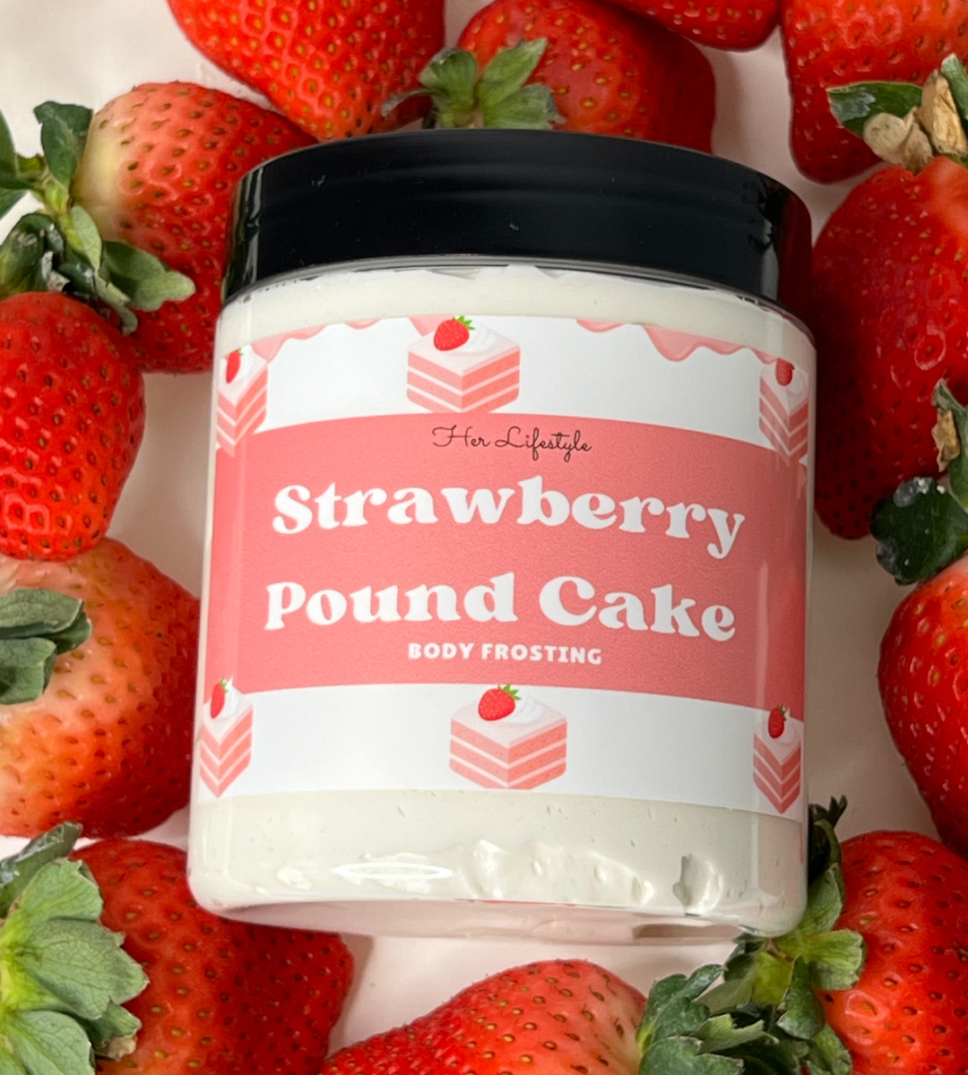 Strawberry Pound Cake