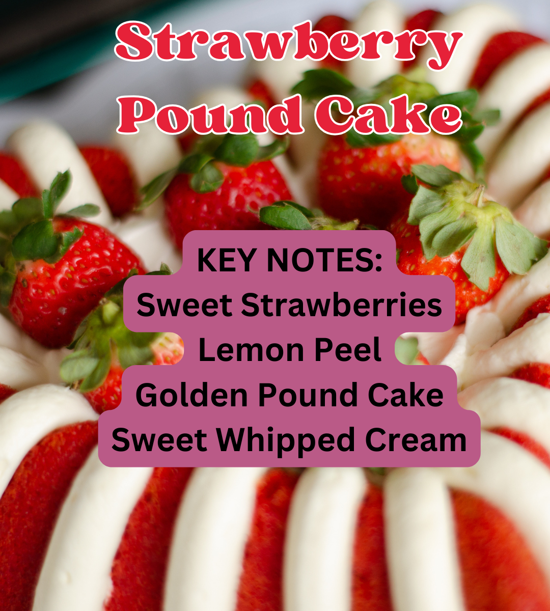 Strawberry Pound Cake